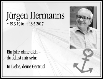 Traueranzeige von Jürgen Hermanns von trauer.extra-tipp-moenchengladbach.de